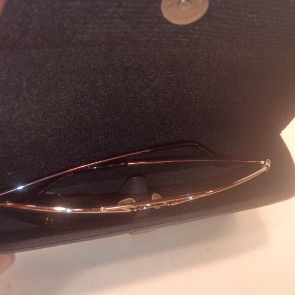 NWOB EAGLE EYES Classic Aviator Sunglasses 10067 Silver Frame Gold Flash Lenses - Picture 10 of 10